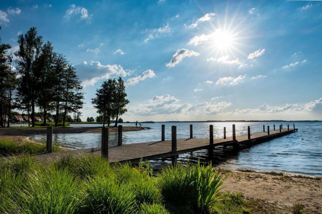 Вилла Nieuw! 6-Persoons Chalet Aan Het Veluwemeer Dichtbij Harderwijk, Amersfoort En Zwolle Хульсхорст Экстерьер фото
